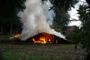 shed burn